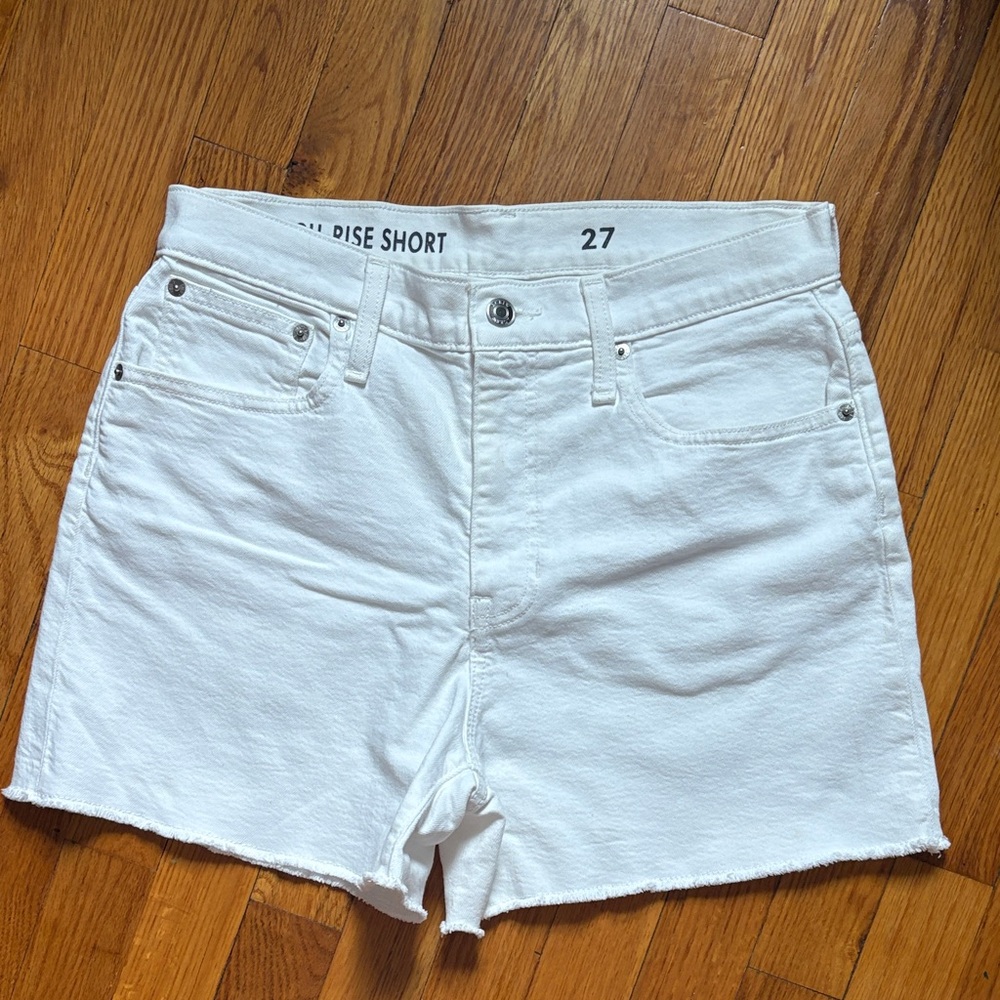 J. Crew High-Rise White Women's Shorts 27